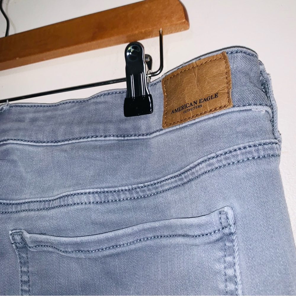 American Eagle Super High-Waisted Jeggings 16 Regular Next Level Stretch - Picture 4 of 7